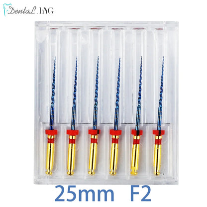 Dental SX-F3 Blue Nitinol Rotary Files – Universal Endodontic Engine Tool for Root Canal Treatment