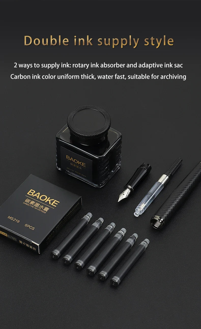 BAOKE T18 Luxury Fountain Pen & Roller Pen Set – Exquisite Gift Set