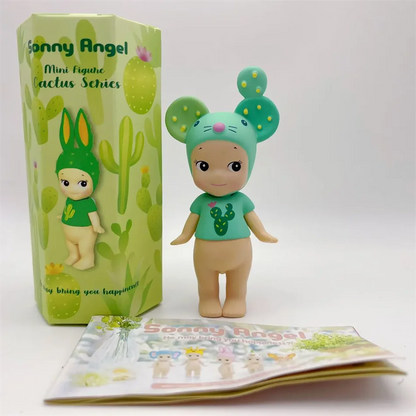Sonny Angel Mini Figure Cactus Series — Mystery Blind Box Toy Doll, Lucky Mascot, Handmade Christmas Gift