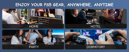 PS5 Travel Case - Protective Carry Bag for PS5 Disc/Digital Console, Controllers, Game Cards & Headset