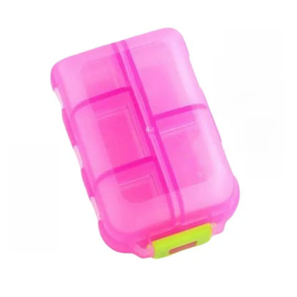 Tcare Travel Pill Organizer – Moisture-Proof Pills Box for Pocket or Purse, Portable Medicine & Vitamin Holder Container