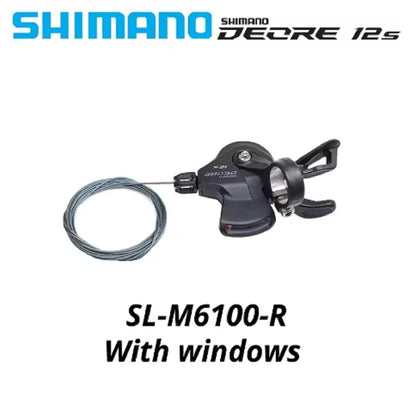 SHIMANO DEORE M6100 12-Speed Groupset — SL M6100 Shifter & RD M6100 SGS Rear Derailleur
