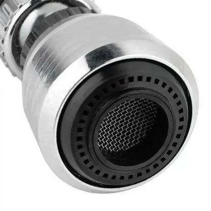 Stainless Steel Kitchen Faucet Sprinkler – Water-Saving Rotating Spray Extender, Lengthening Splash-Proof Bubbler