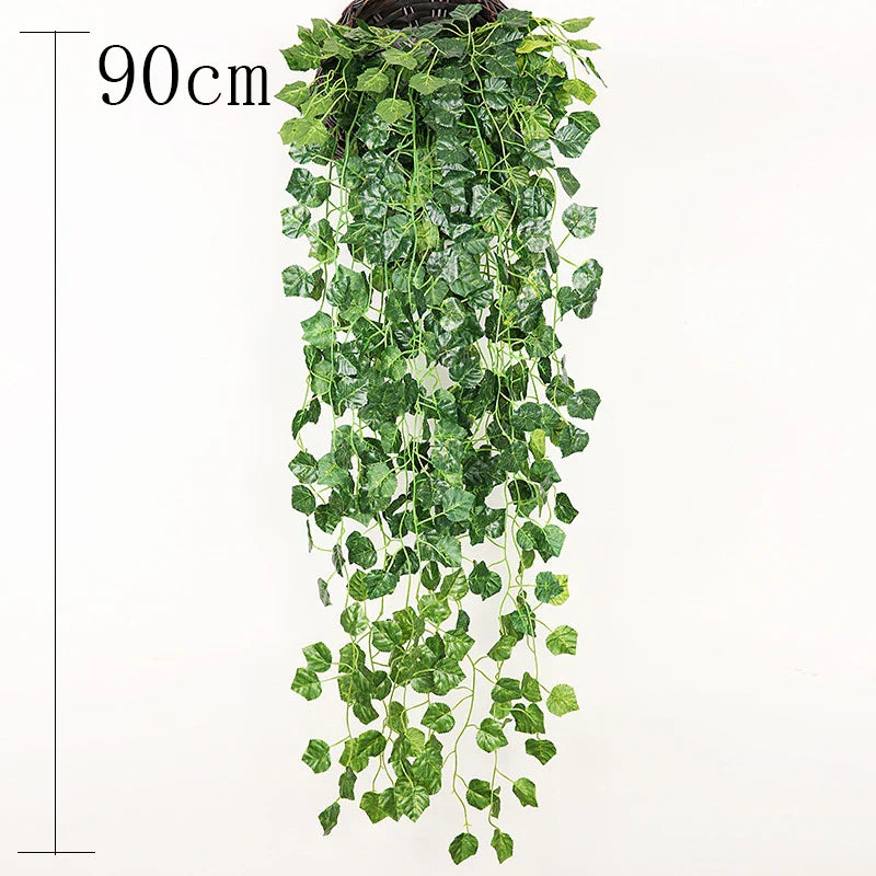 Handmade Wicker Rattan Wall Hanging Flower Planter – Garden Vine Basket Plant Holder
