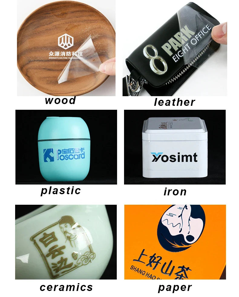 50pcs Custom UV Print Transfer Stickers — Self-Adhesive Crystal Logo Labels for Bottles, Bags & Boxes
