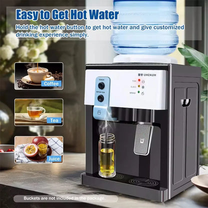 5 Gallon Top Loading Water Cooler Dispenser – Countertop Hot & Cold Drinking Machine