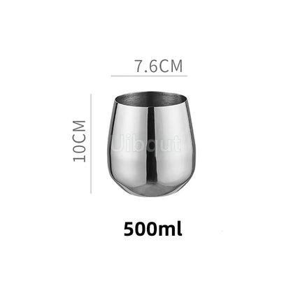 Double-Layer Stainless Steel Scald-Proof Tea & Coffee Mug – Hot Wine Cup Drinkware for Home, Restaurant & Kindergarten Use