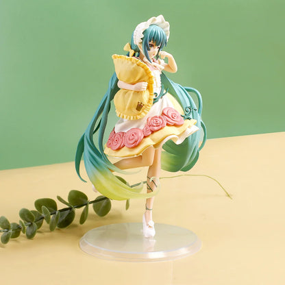 New Hatsune Miku Anime Figure – Fairy Mirror Sleeping Beauty Car Ornament & Collectible Toy Gift