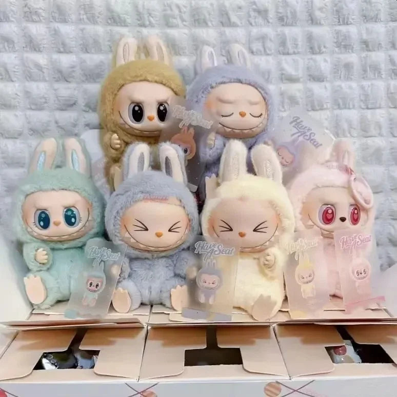 Hot Sale Anime Figure Labubu – Have A Seat Series Vinyl Pendant Doll & Cute Monster Keychain Toy, Birthday Gift