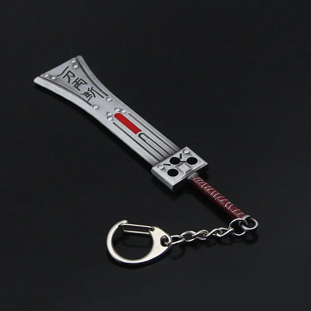 Final Fantasy VII Remake Cloud Strife Buster Sword Keychain – Game & Car Key Ring Accessory