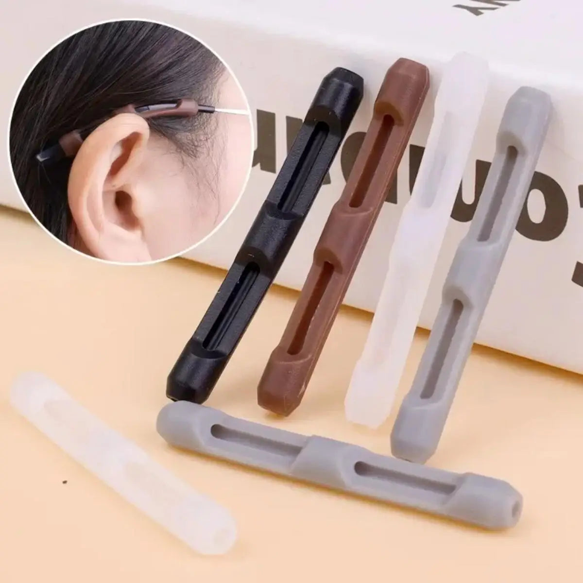10/20pcs Anti-Slip Silicone Glasses Sleeve – Ear Hook & Frame Brackets for Secure Fit