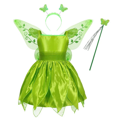 2026 Girls Princess Costume Dress - Elsa, Anna, Snow White, Aurora, Moana, Rapunzel, Mermaid & Belle Carnival Cosplay Party Outfit