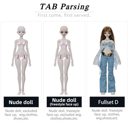 Shugafairy Kikyou D 1/4 BJD Doll – Fullset Street Girl with Big Chest, Summer Carnival Y2K Style Ball-Jointed Fashion Doll Toy