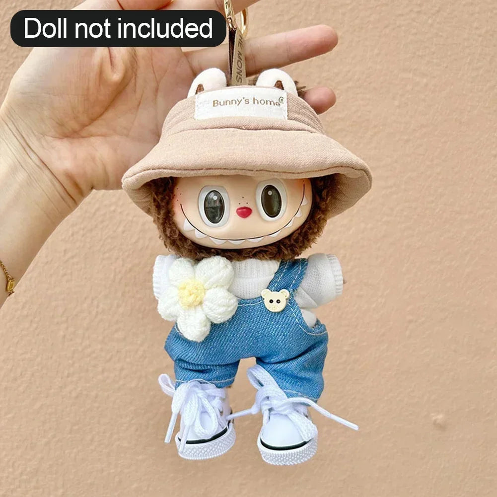 Ropa Labubu Animal-Themed Overalls – Cute Monkey, Bear & Rabbit Bib Pants Costume, Macaron Outfit for Kids
