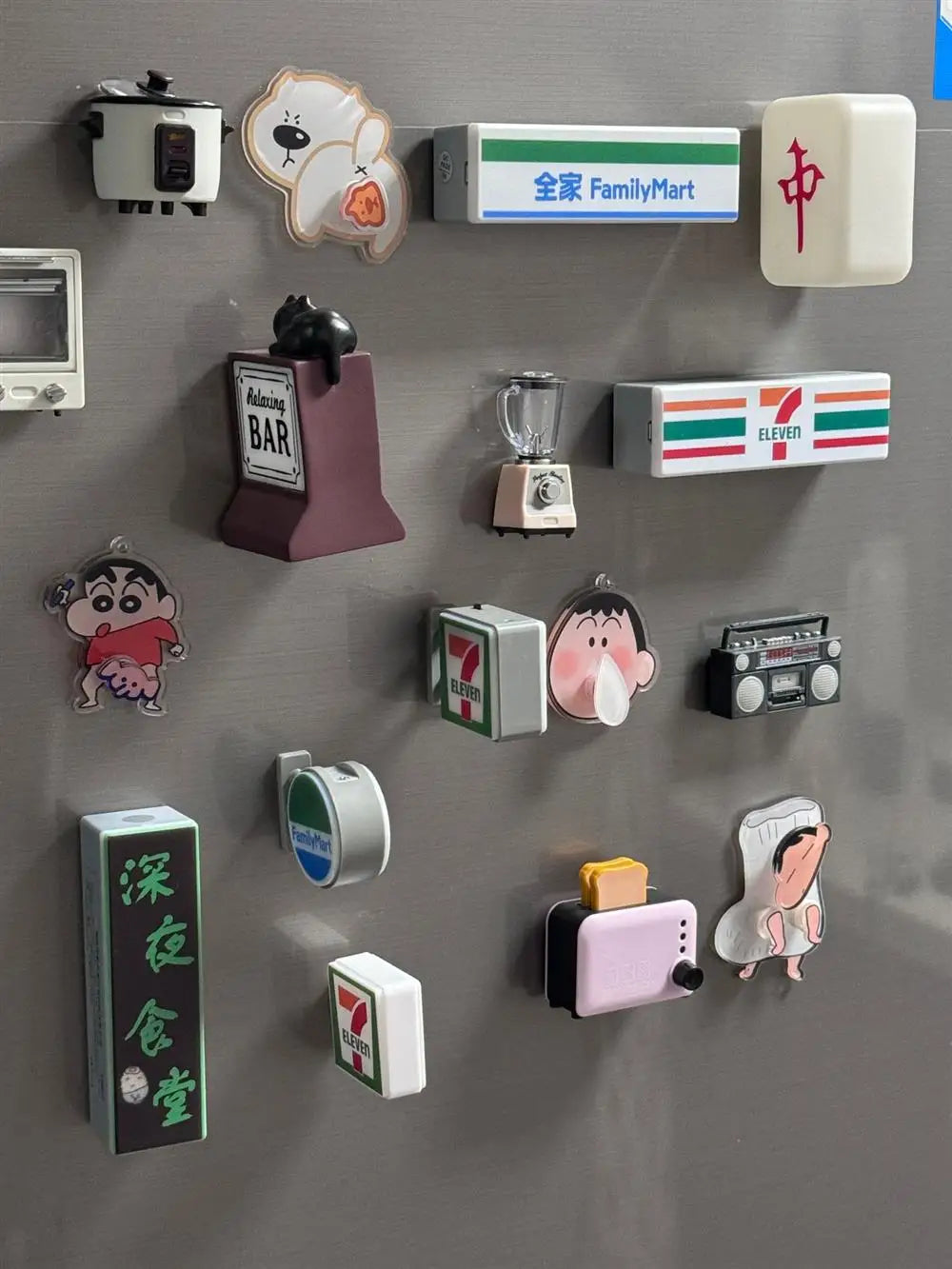 Coffee Shop Magnetic Fridge Stickers – Creative Convenience Store Light Signs, Luminous 711 Light Box Home Decor