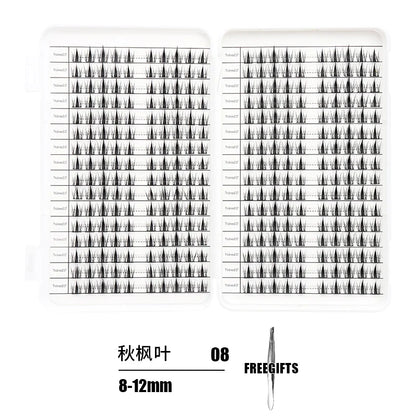 Individual Lash Extensions Kit – DIY Cluster Eyelash Book, False Lashes for Home Makeup