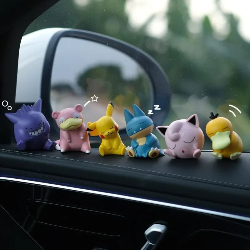 Pokemon Pikachu Car Decoration — Cartoon Anime Character Pendant for Car Interior, Birthday Gift Accessory