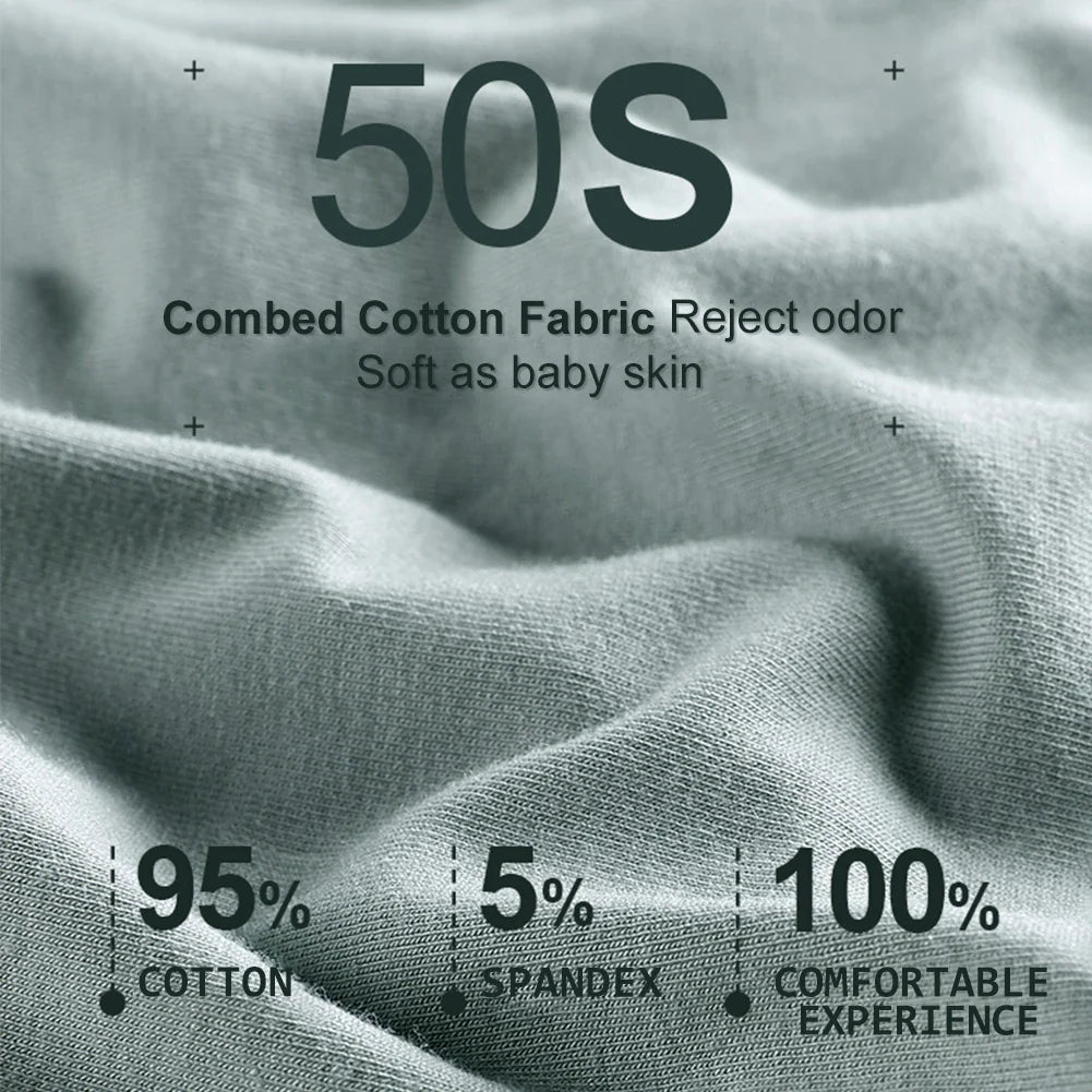 5-Pack Women’s High Waist Cotton Underwear – Tummy Control & Butt Lift, Breathable Antibacterial Comfort, No Ride-Up