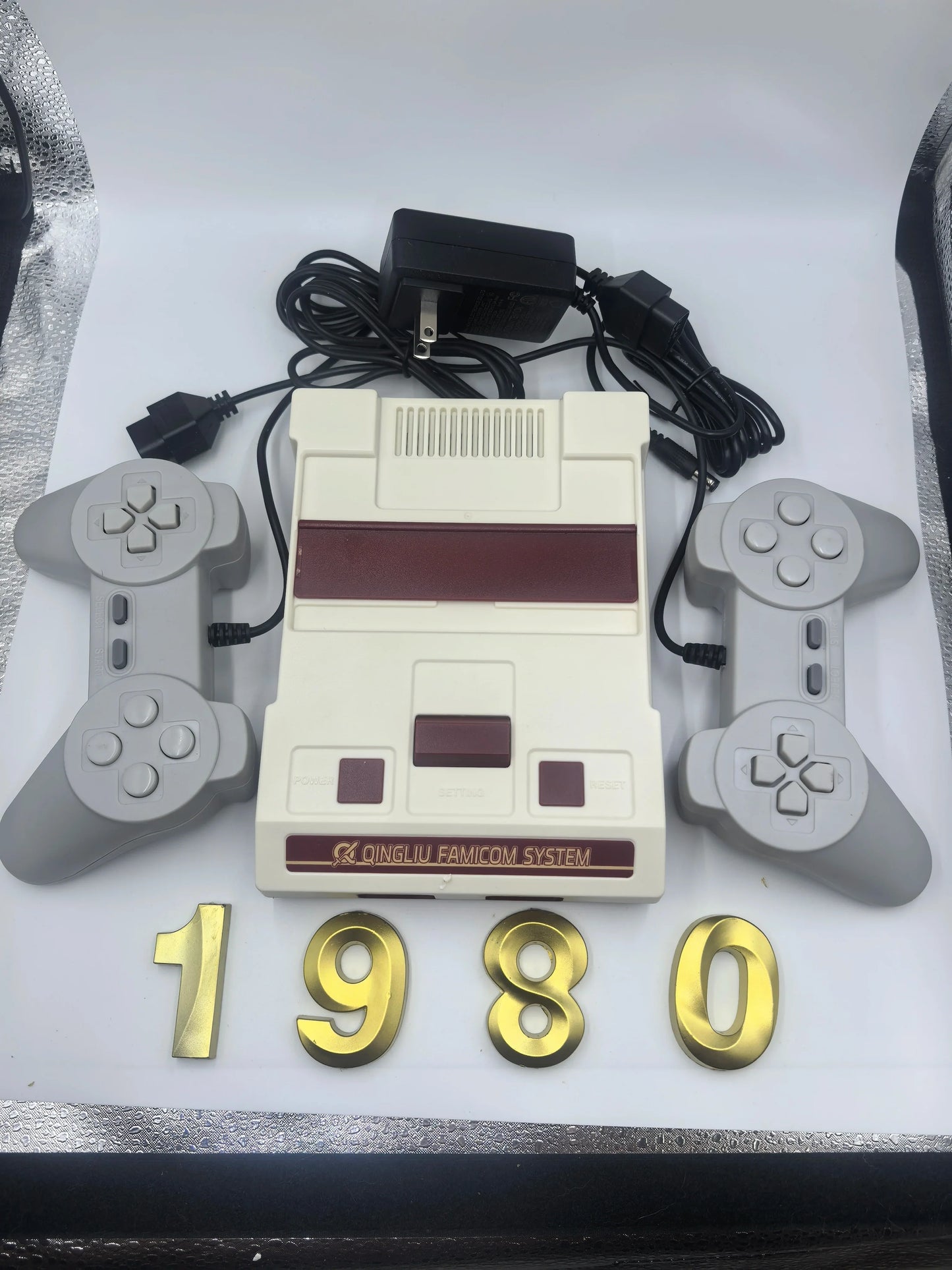 NES RGB FC Video Game Console — VGA & CGA Output Dual Screen Arcade Gaming System with HDMI Interface, Famicom Cable Compatible