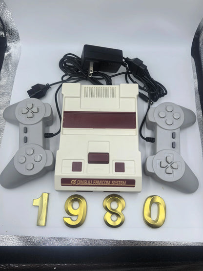 NES RGB FC Video Game Console — VGA & CGA Output Dual Screen Arcade Gaming System with HDMI Interface, Famicom Cable Compatible