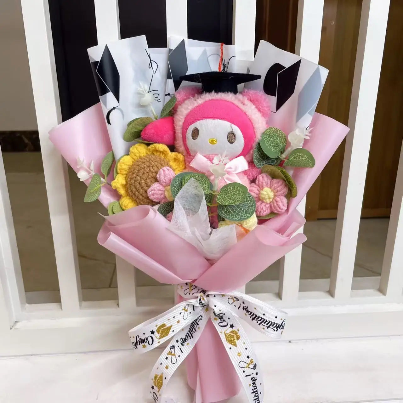 Anime Series Plush Toy Bouquet — Children’s Day, Birthday, Valentine’s & Graduation Gifts