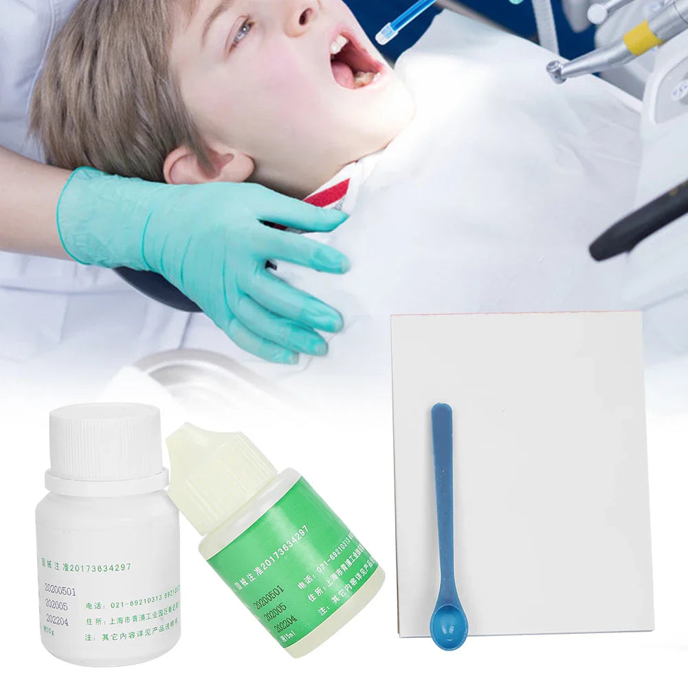 Zinc Polycarboxylate Cement Kit – 15ml Liquid & 30g Powder Dental Cement for Professional Use