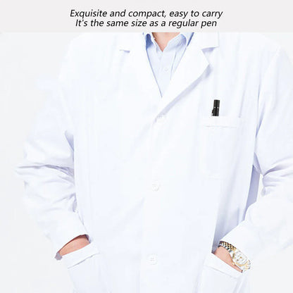 USB Rechargeable Medical Pen Light | Mini Nursing LED Flashlight with Stainless Steel Pocket Clip