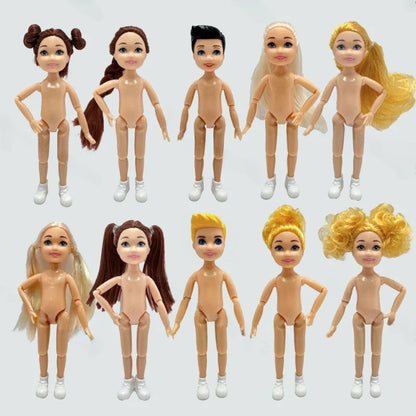 5-Inch / 15cm Little Doll — Normal Skin Girl Dress-Up Toy Gift for Children