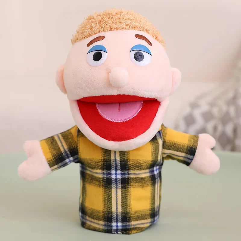 Kids Plush Hand Puppet Set - 28-33cm Role Play Toys for Bedtime Stories, Family Activities & Creative Learning