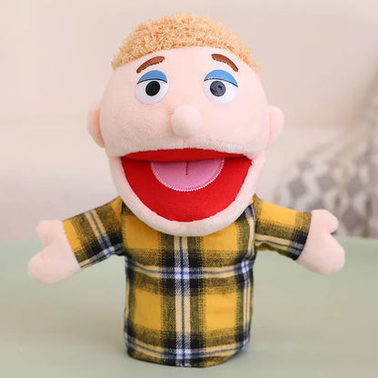 Kids Plush Finger Puppet Toys - 28-33cm Role Play Dolls for Bedtime Stories, Family Games & Creative Fun
