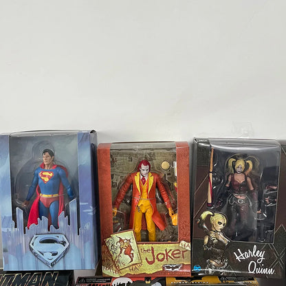 Neca Batman Joker Mafex Superman Harley Quinn Action Figures – Classic Cartoon Collectible Birthday Toys