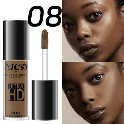 9-Color Matte Foundation Cream – Waterproof, Moisturizing Liquid Concealer for Full Coverage Professional Face Makeup