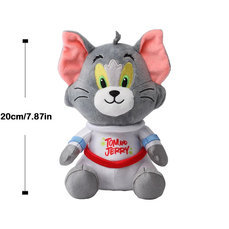 Anime Tom & Jerry Plush Toy — Cute Cat & Mouse Stuffed Animal Doll for Kids Gift, Free Shipping