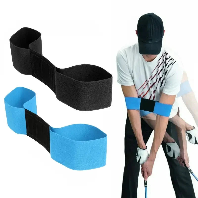 Professional Elastic Golf Swing Trainer Arm Band – Gesture Corrector for Men, Women & Beginners
