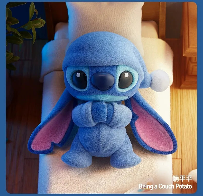 Original Pop Mart Stitch Little Emotion Series Blind Box – Stitch & Lilo Anime Figure, Mystery Box Collectible, Trendy Room Decor & Gift