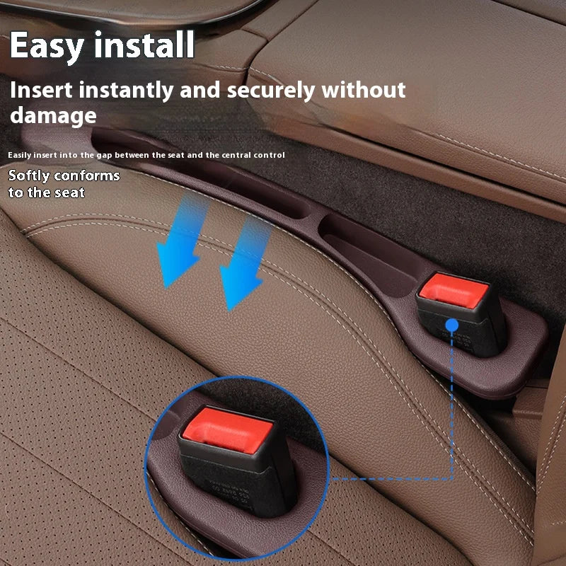 Creative Car Interior Organizer – Seat Gap Plug, Anti-Leak Strip & Multi-Functional Storage Box