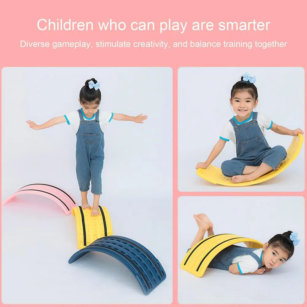 New Twisting Balance Board for Kids - Non-Slip Wobble Training Toy for Boys & Girls