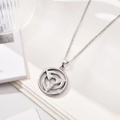 Anime Naruto Necklace Metal Alloy Pendant – Kakashi Kunai & Uzumaki Shuriken Cosplay Accessories & Collectible Toy