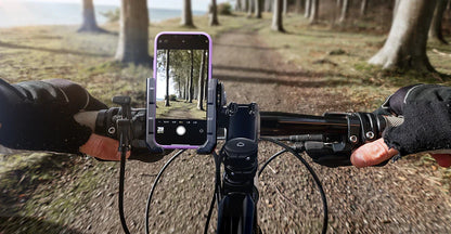 Joyroom 2024 Universal Bike & Motorcycle Phone Holder – One-Hand Operation Shockproof Mount for 4.7-7" Phones