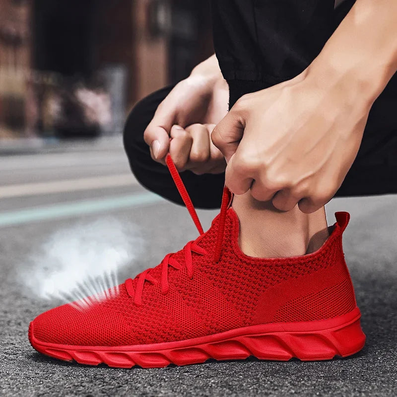 Men's Light Running Shoes – Comfortable, Breathable, Anti-Skid & Wear-Resistant Sneakers for Jogging & Sports
