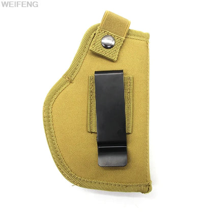 Tactical Concealed Carry Gun Holster – Universal Pistol Holster for Glock 17/19, Beretta M9, SIG with Laser Light Cover