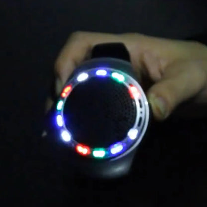 New U6 Wrist Watch Bluetooth Speaker - Portable Outdoor Sports Running Wearable Mini Speaker with FM Radio and Wireless Subwoofer