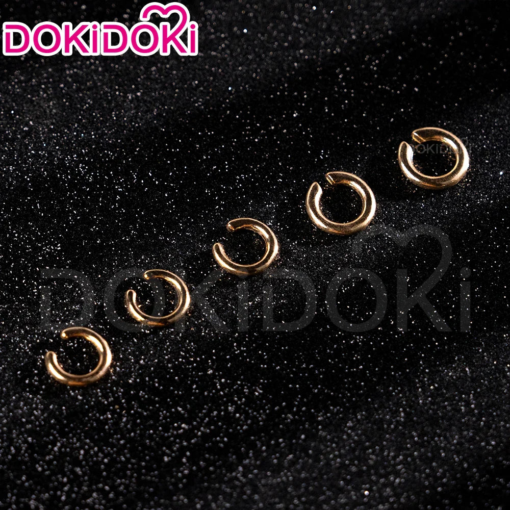Rumii Miraa Zoeyy Cosplay Earrings — DokiDoki Metal Headwear for Halloween & Costume Accessories