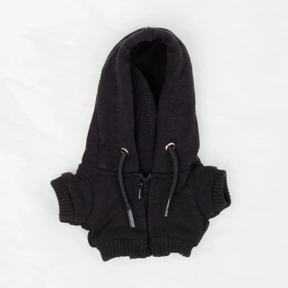 15/17cm Labubu Doll Hooded Zipper Sweatshirt Outfit Set – Stylish Ropa Accessories