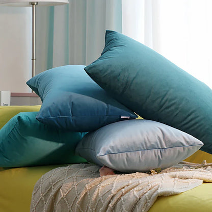 Soft Velvet Plaid Cushion Covers – 30x50 cm Pillowcases for Living Room Sofa, Nordic Home Decor