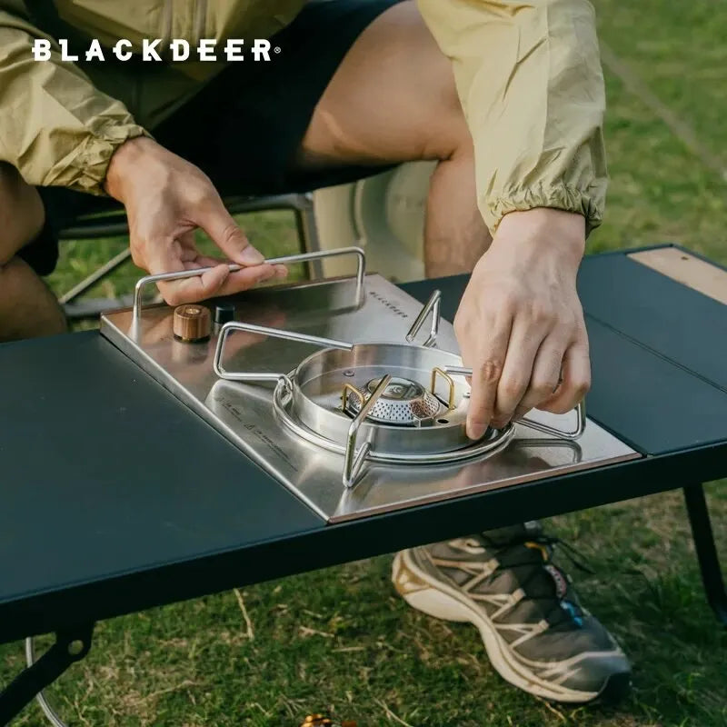 BLACKDEER Camping IGT Table – Folding Aluminum Alloy Portable Table for BBQ, Picnic, Fishing & Outdoor Use