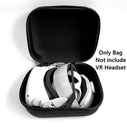 FICEP Hard EVA Carrying Case for Oculus Quest 2, Meta Quest 3 & Pico 4 – Portable VR Headset Travel Storage Bag