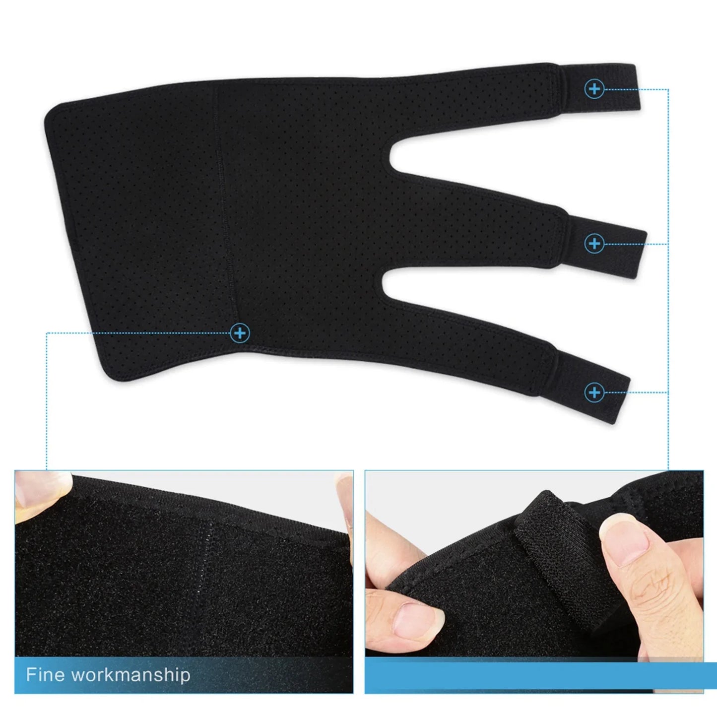 Adjustable Calf Compression Support Brace – Shin Splint Sleeve for Lower Leg Wrap & Muscle Recovery Support