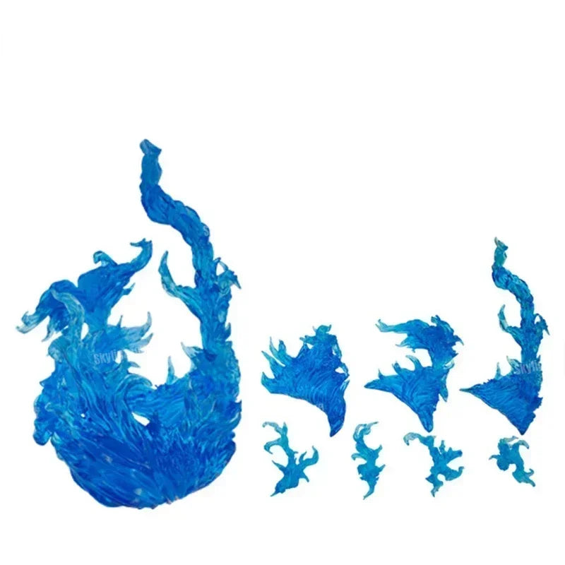 Whirlwind Flame & Ice Special Effects Model Stand — Luffy Figure DIY Accessories Movable Display Base