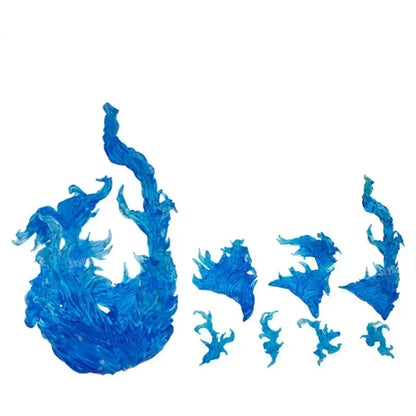 Whirlwind Flame & Ice Special Effects Model Stand — Luffy Figure DIY Accessories Movable Display Base
